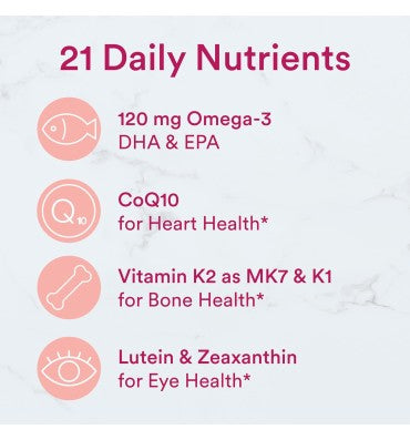 Multivitamínico para Mujer 50+, completo. 120 gomitas.