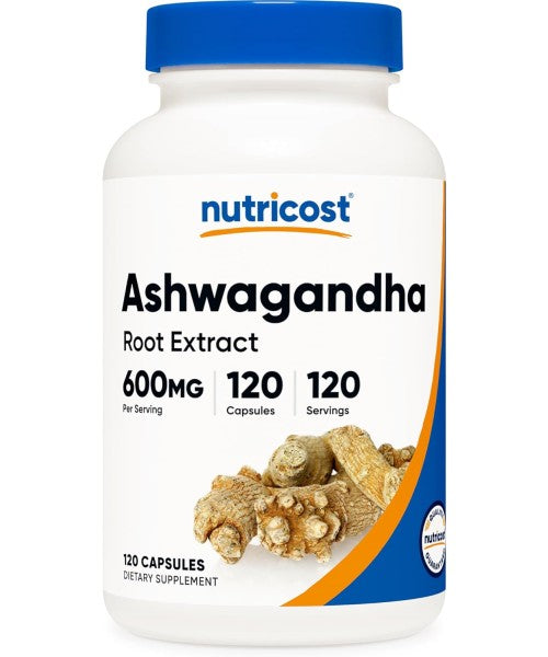 Nutricost, Extracto de Raíz de Ashwagandha. 30 y 120 caps