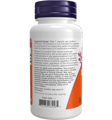 Melatonina Máxima Potencia 20 mg, 90 vcaps.