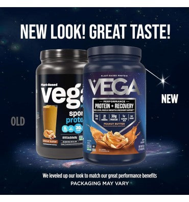 Proteína Vegana (30 gr) + Recovery, 5 sabores. 828 gr.