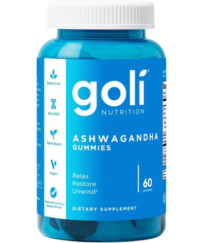 Goli, Ashwagandha y Vitamina D3. 60 Gomitas