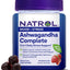Natrol, Ashwagandha con Vitamina B12 y D3 sabor Fresa. 30 gomitas