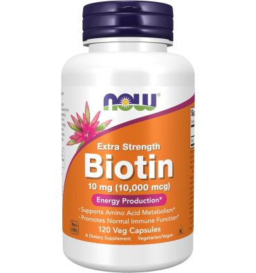 Biotina 10,000 mcg, 120 Vcaps