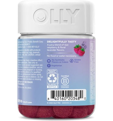 Gomitas de Magnesio para Relajación. 60 gomitas