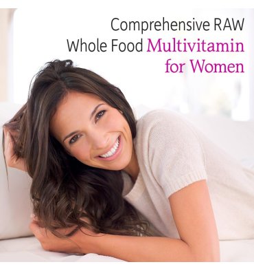 Multivitamínico RAW para Mujeres. Senos, Sistema Reproductivo. 120 Vcaps