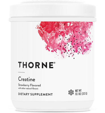 Thorne, Creatina Monohidratada en Polvo sabor Fresa. 450 gr.