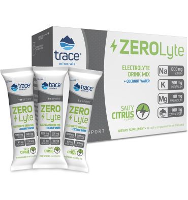 ZeroLyte Electrolitos sin Azúcar sabor Cíticos Salados. 30 sobres