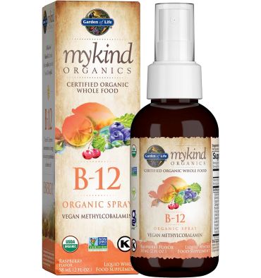 Vitamina B-12 Líquida Vegana sabor Frambuesa. 140 dosis, 58 ml.