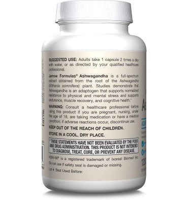 Jarrow Formulas, Ashwagandha 300 mg. 120 Capsules
