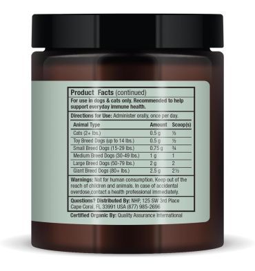 Mezcla de Hongos Fermentados Perros y Gatos, apoyo Digestivo e Inmune. 60 gr.