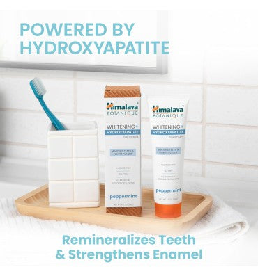 Botanique Whitening + Hydroxyapatite Toothpaste, Peppermint. 4 oz