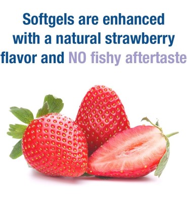 Omega 3 para Mamá Prenatal, DHA, EPA, sabor Fresa, 1 diaria. 30 csuaves