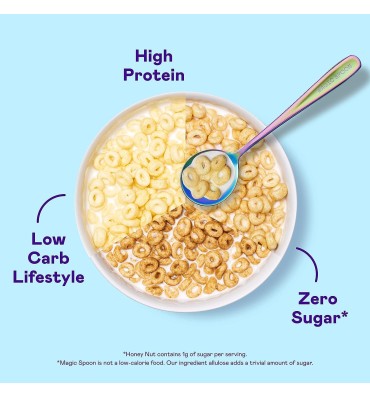 Cereal alto en Proteína de Whey, sin Azúcar Fruit Flavored. 2 bolsas