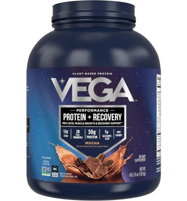Proteína Vegana (30 gr) + Recovery, 5 sabores. 1850 gr.
