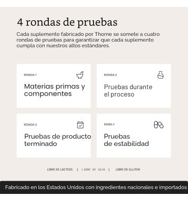 Thorne, Multivitamínico diario para Hombre 50+. 180 caps.