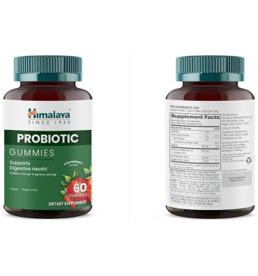 Probióticos Veganos en Gomitas sabor Fresa (3 bill) . 60 gomitas