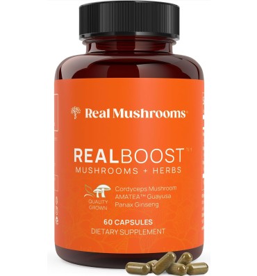 "Real Boost"; Mezcla de Hongos . 60 caps
