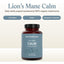 "Calm" Mezcla de Lion`s Mane, Reishi y L Theanina. 90 caps