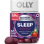 OLLY, Maxium Strenght Sleep, soporte descanso nocturno Extra Fuerte 10. 50 y 70 gomitas