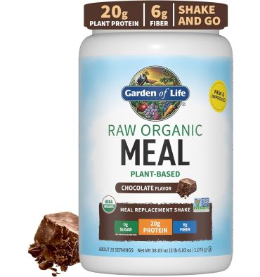 Raw Meal Alimento Completo sabor Chocolate. 1,078 gr.