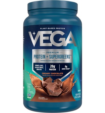 Vega Premium Protein (20 gr) + Supergreens. 3 sabores.  760 gr