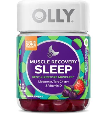 Gomitas de Sueño para Recuperación Muscular. 40 gomitas