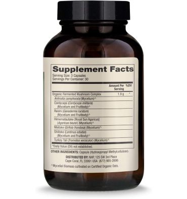 Mezcla de Hongos Fermentados, Inmunidad . 90 caps.