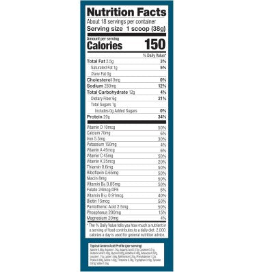Vega Organic All in One Vegan Proteina en Polvo. 4 sabores