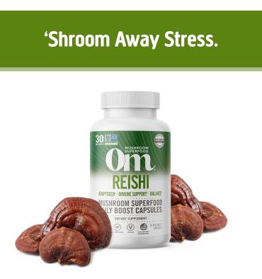 Hongo Reishi, soporte Inmune y Adaptógeno. 90 caps