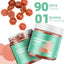 AFXMATE, Ashwagandha con Magnesio sabor Moras.  90 gomitas