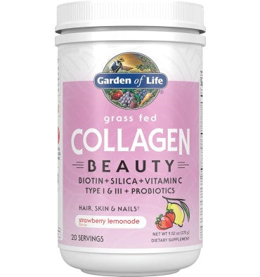 Péptidos de Colágeno Belleza sabor Fresa Limonada. 270 gr.