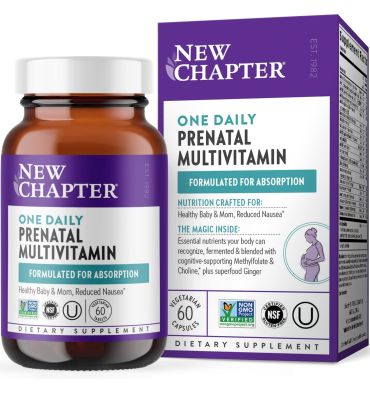 Mutlivitamínico Prenatal, máxima absorción, uno diario. 3 opc