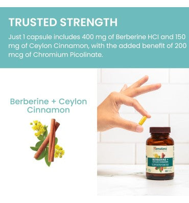 Berberine with Ceylon Cinnamon. 60 Vcaps