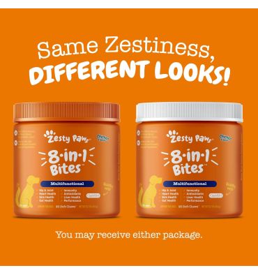 Multivitamínico Natural para Perros 8 en 1, 90 chews