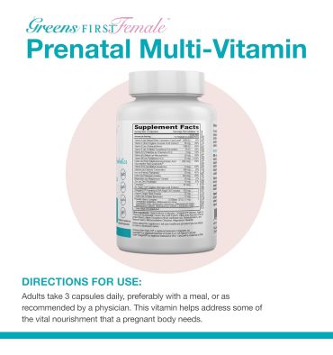 Multivitamínico y Probiótico Prenatal DHA Vegano. 90 caps