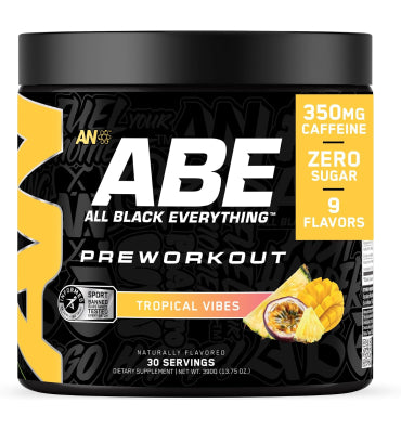 All Black Everything , Pre Workout Powder, 13 sabores. 390 gr.