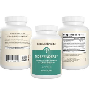 "5 Defenders Immune Strength"; Mezcla de Hongos Orgánicos