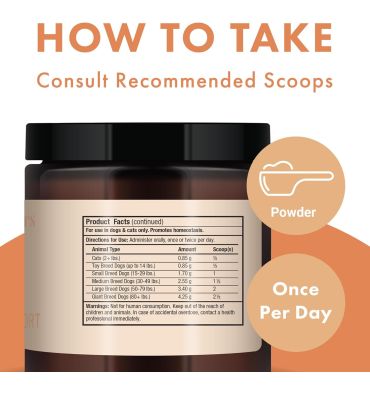 Soporte Inmune para Perros y Gatos, apoyo Hígado y Digestivo. 102 gr.