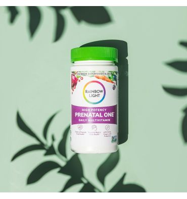 Mutlivitamínico Prenatal Rainbow Light One. 120 Vcaps.