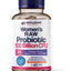 Probióticos RAW Orgánicos para Mujer 100 billion, 30 caps