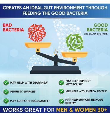 Probióticos RAW Orgánicos para Adulto 100 billion, 30 caps