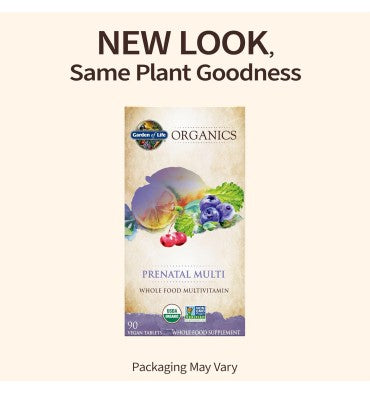 Multivitamínico Prenatal Orgánico Vegano  90 Vtabs