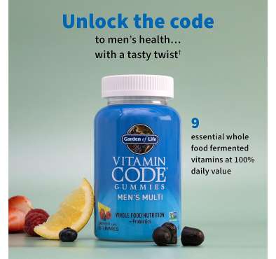 Multivitamínico para Hombre y Zinc Berries. 90 gomitas