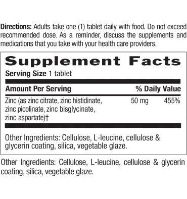 Zinc Target-Mins, 50 mg