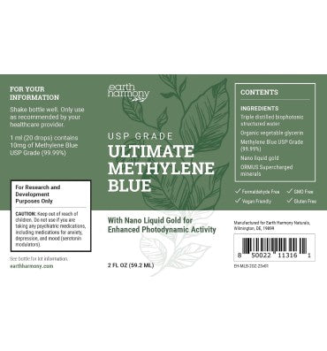 Azul de Metileno líquido al 1% Grado farmacéutico. 59.2 oz