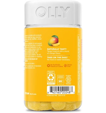 Probióticos en Gomitas sabor Tropical Mango. 80 Gomitas