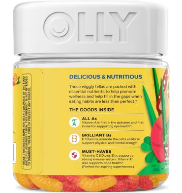 Multivitamínico para Niños sabor Fruit Punch, 70 Gummies