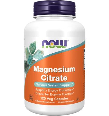 Citrato de Magnesio 400 mg. 120 Veg caps