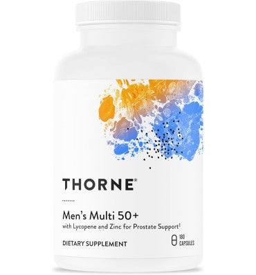 Thorne, Multivitamínico diario para Hombre 50+. 180 caps.