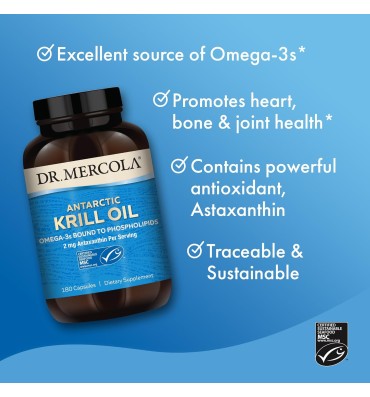 Aceite de Krill (Antarctic Krill Oil) 2,000 mg. 2 opc
